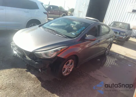 2014 Hyundai Elantra Se из США, поврежденный, VIN 5NPDH4AE0EH524755